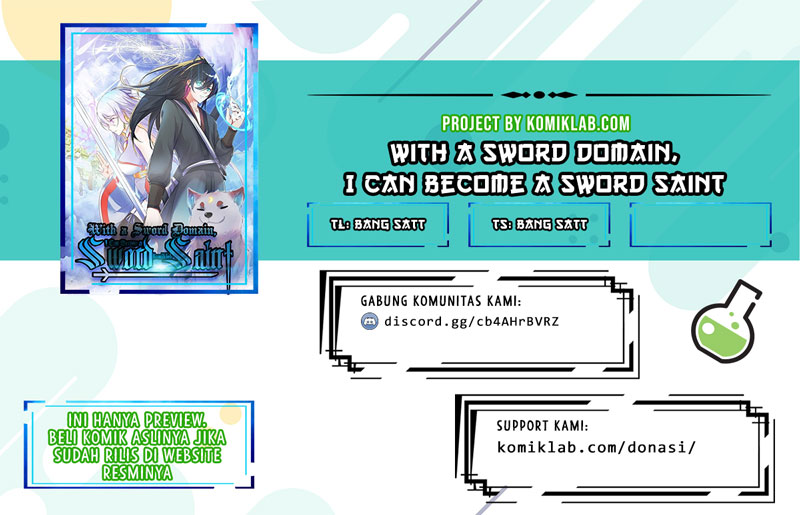 With a Sword Domain, I Can Become the Sword Saint Chapter 09 Gambar 1