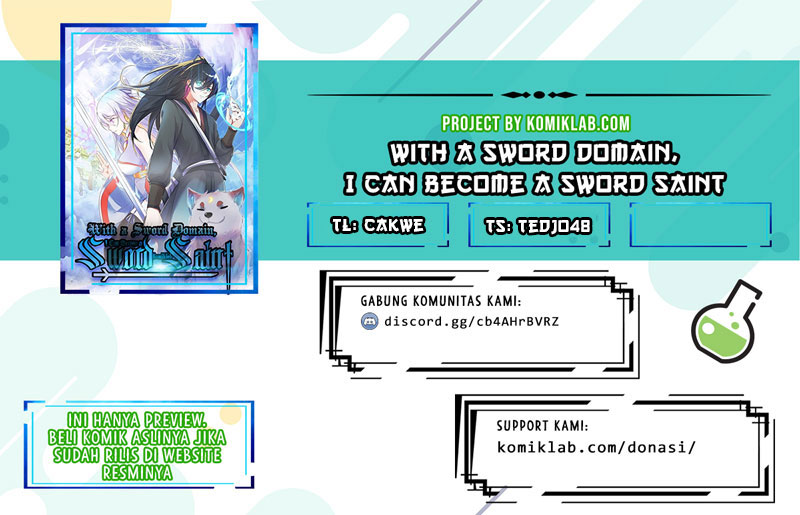 With a Sword Domain, I Can Become the Sword Saint Chapter 36 Gambar 1