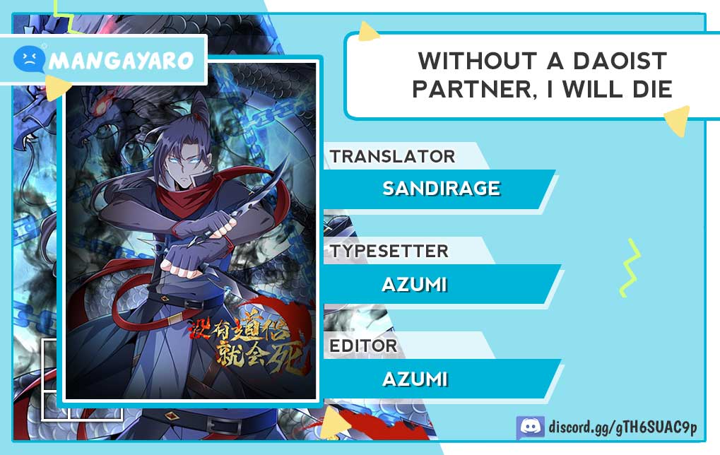 Without a Daoist Partner, I Will Die Chapter 44 Gambar 1