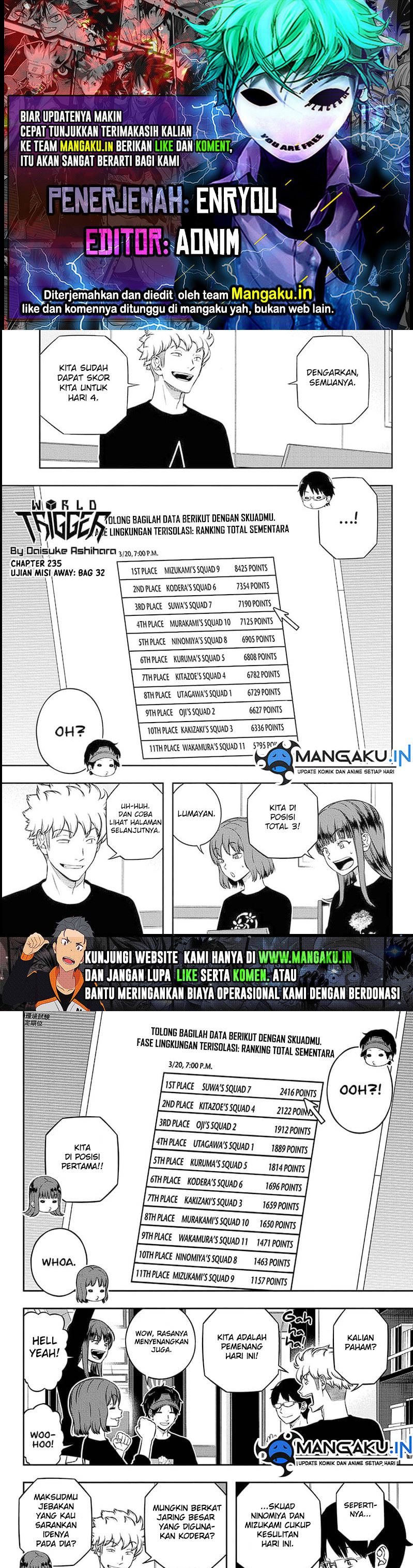 World Trigger Chapter 235 Gambar 1