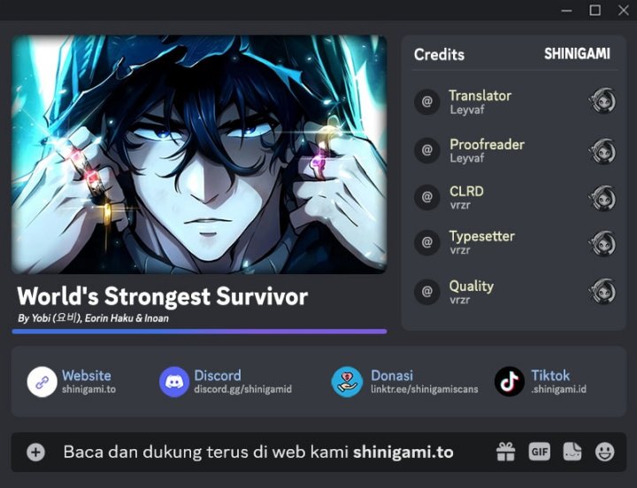 World’s Strongest Survivor Chapter 13 Gambar 1