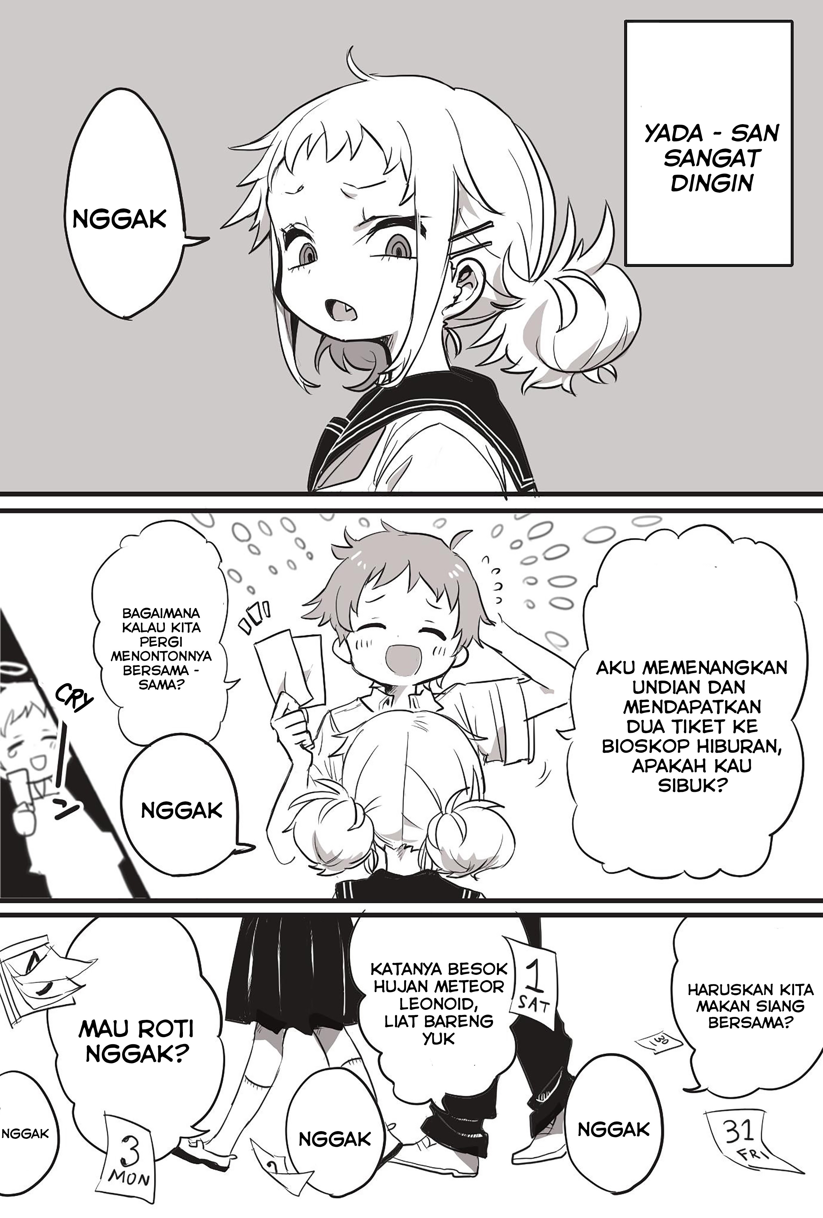 Yada-san Is Cold Chapter 01 Gambar 1