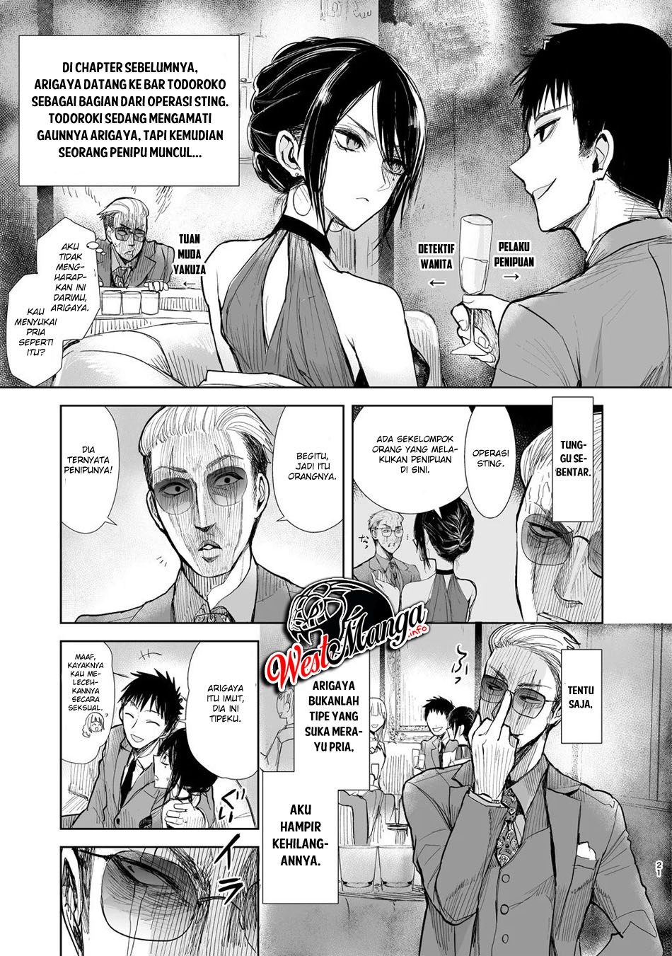 Yakuza to Metsuki no Warui Onna Keiji no Hanashi Chapter 04 Gambar 4