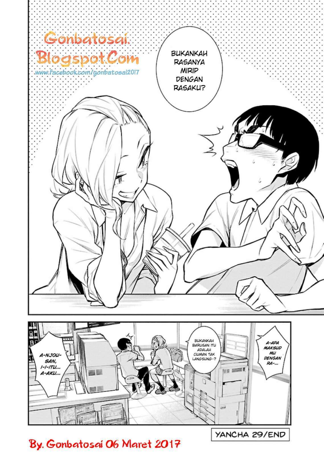 Yancha Gal no Anjou-san Chapter 29 Gambar 16