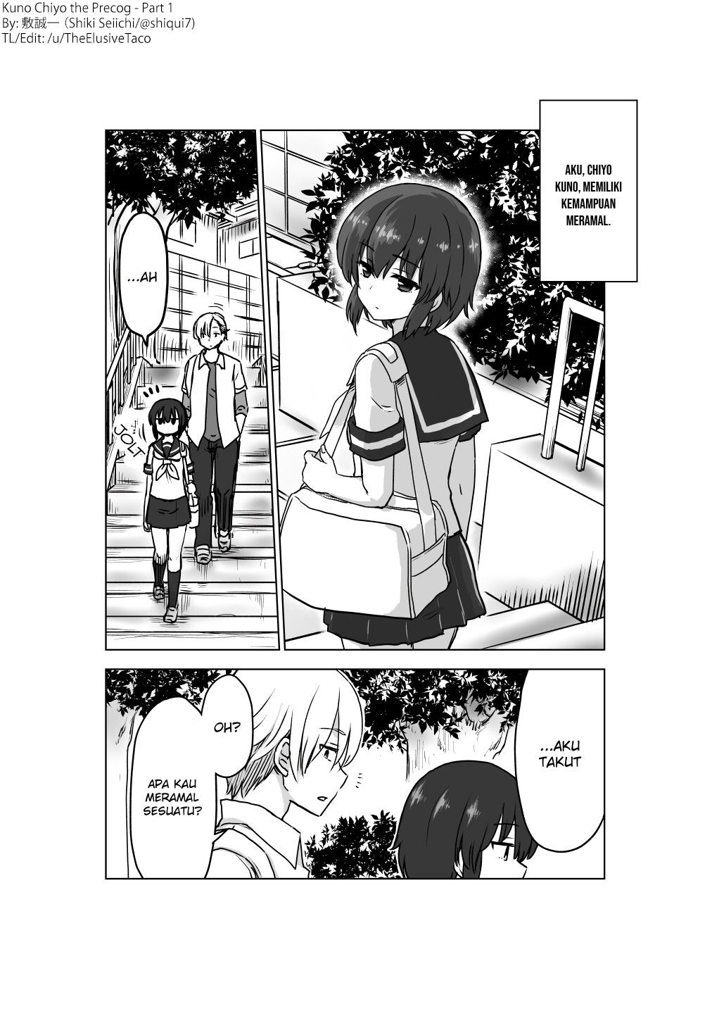 Yochi Nouryoku Manga: Kunou Chiyo Chapter 01 Gambar 2