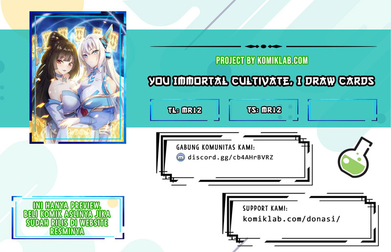 You Immortal Cultivate, I Draw Cards Chapter 20 Gambar 1