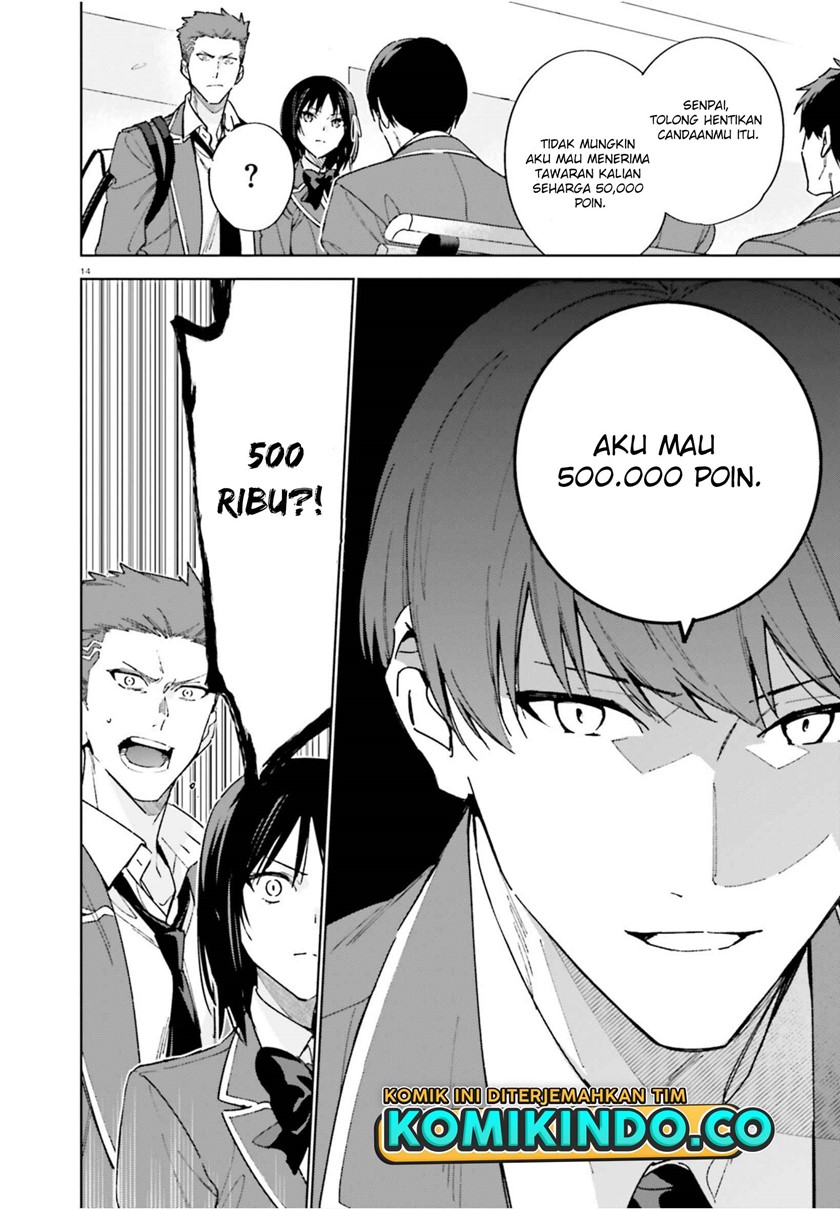 Youkoso Jitsuryoku Shijou Shugi no Kyoushitsu e: 2-nensei-hen Chapter 04 Gambar 15