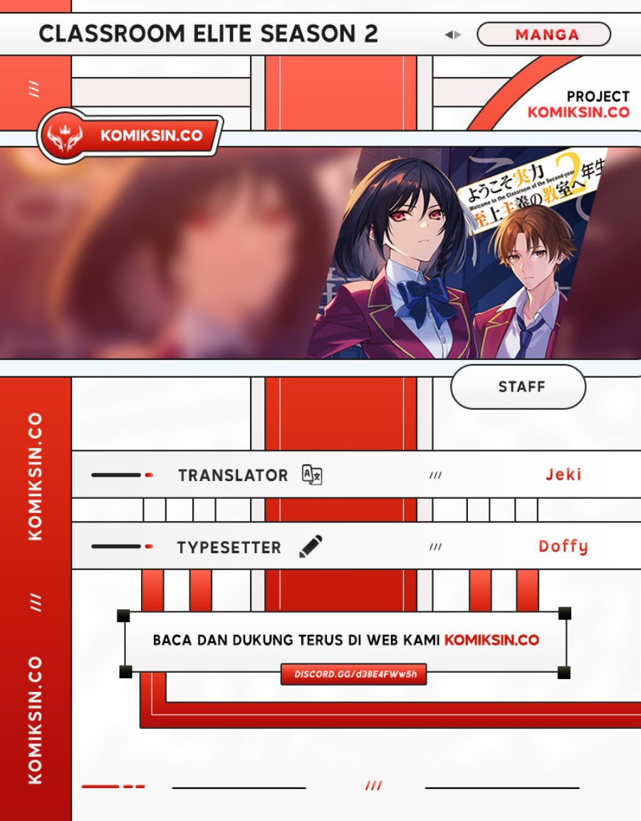 Youkoso Jitsuryoku Shijou Shugi no Kyoushitsu e: 2-nensei-hen Chapter 19.6 Gambar 1