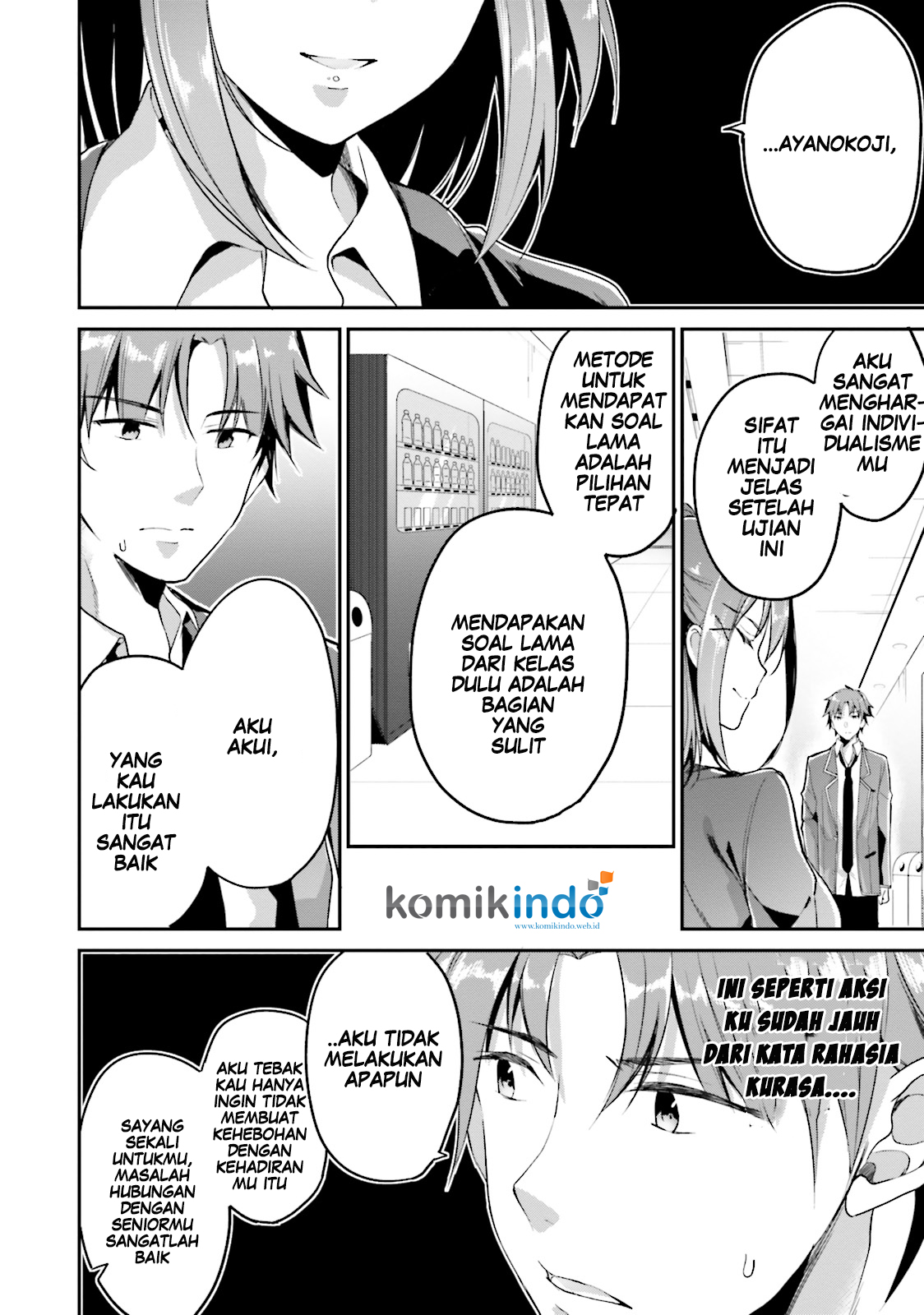 Youkoso Jitsuryoku Shijou Shugi no Kyoushitsu e Chapter 8 Gambar 8