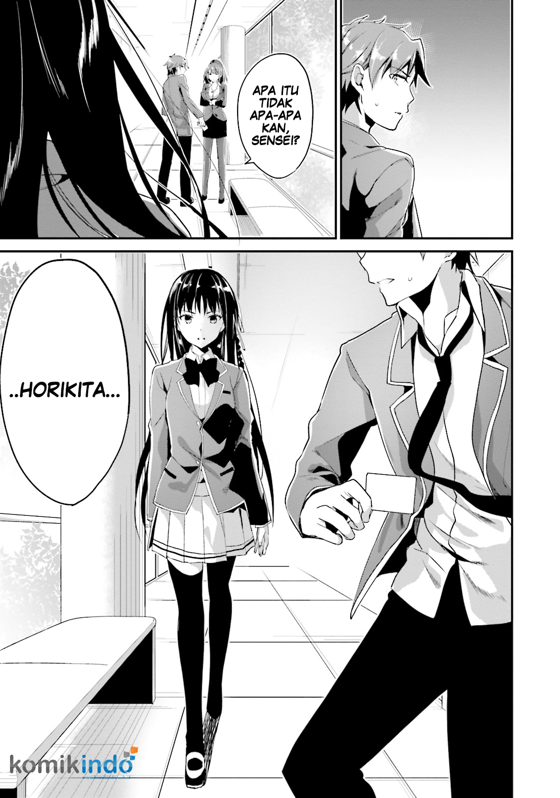 Youkoso Jitsuryoku Shijou Shugi no Kyoushitsu e Chapter 8 Gambar 13