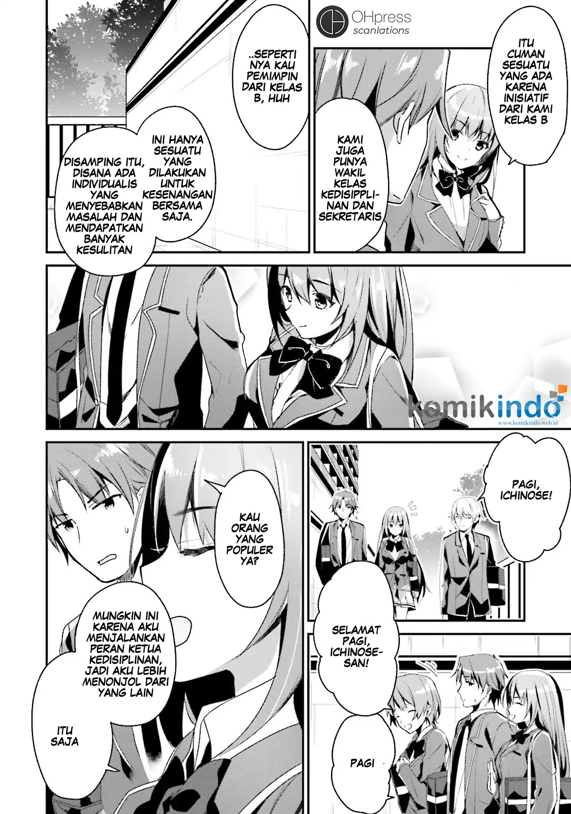 Youkoso Jitsuryoku Shijou Shugi no Kyoushitsu e Chapter 11 Gambar 19