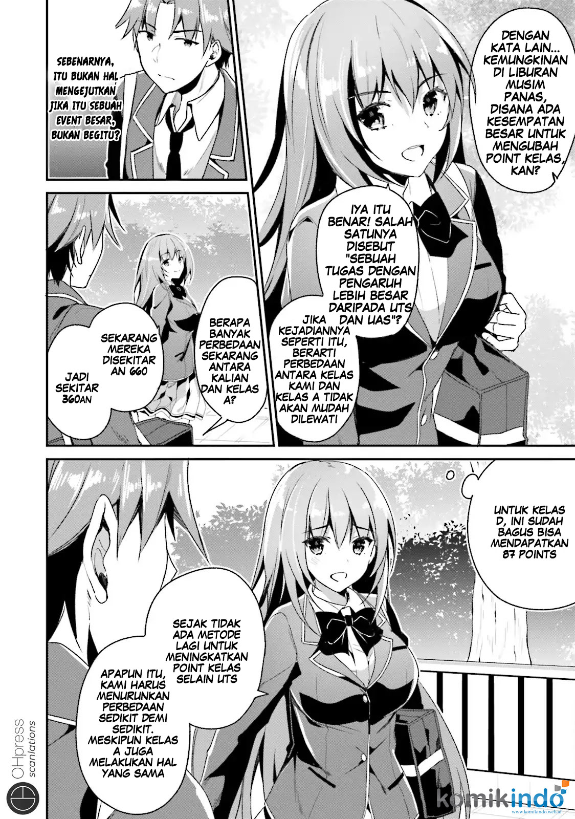 Youkoso Jitsuryoku Shijou Shugi no Kyoushitsu e Chapter 11 Gambar 21