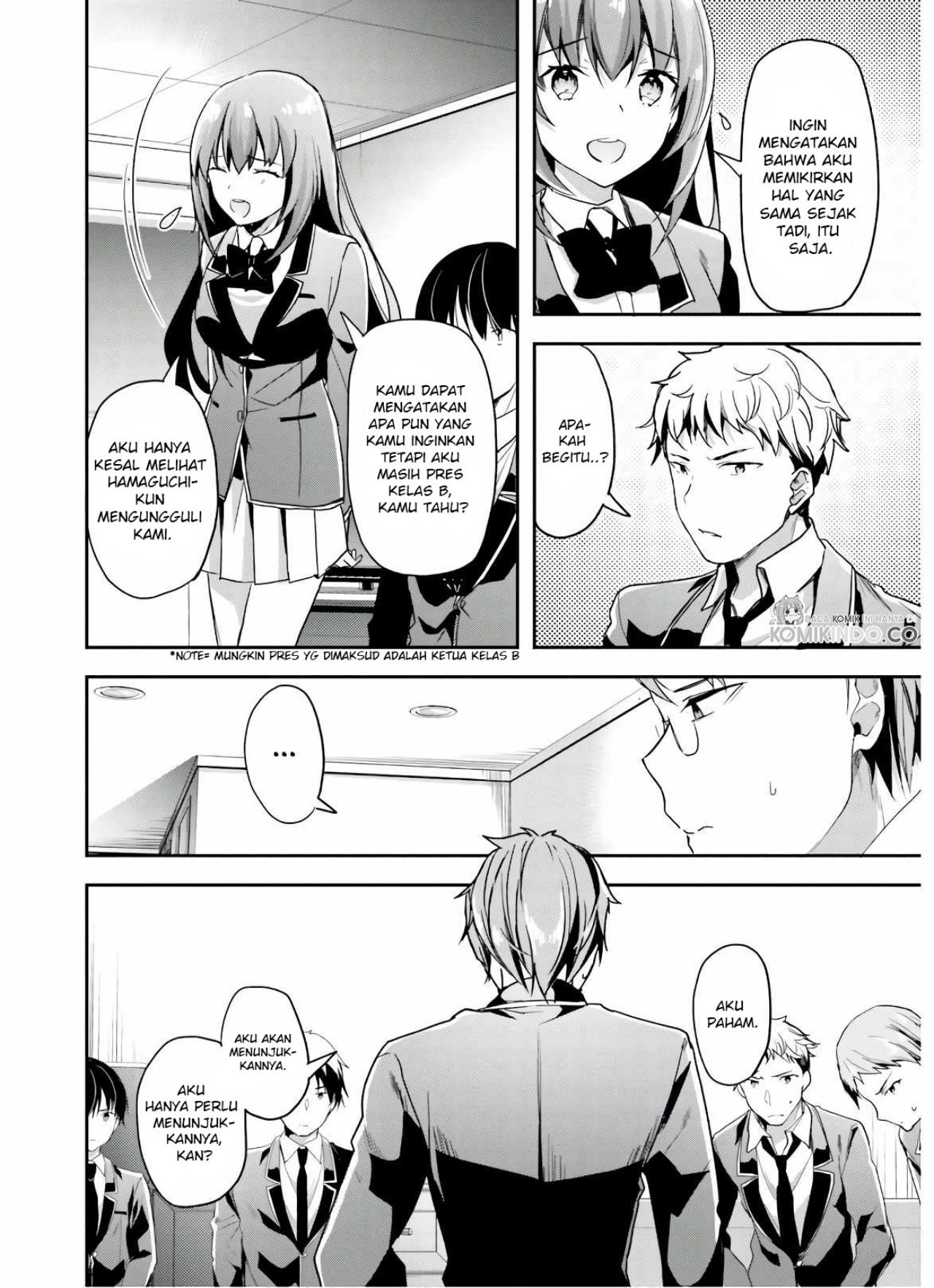 Youkoso Jitsuryoku Shijou Shugi no Kyoushitsu e Chapter 48 Gambar 9