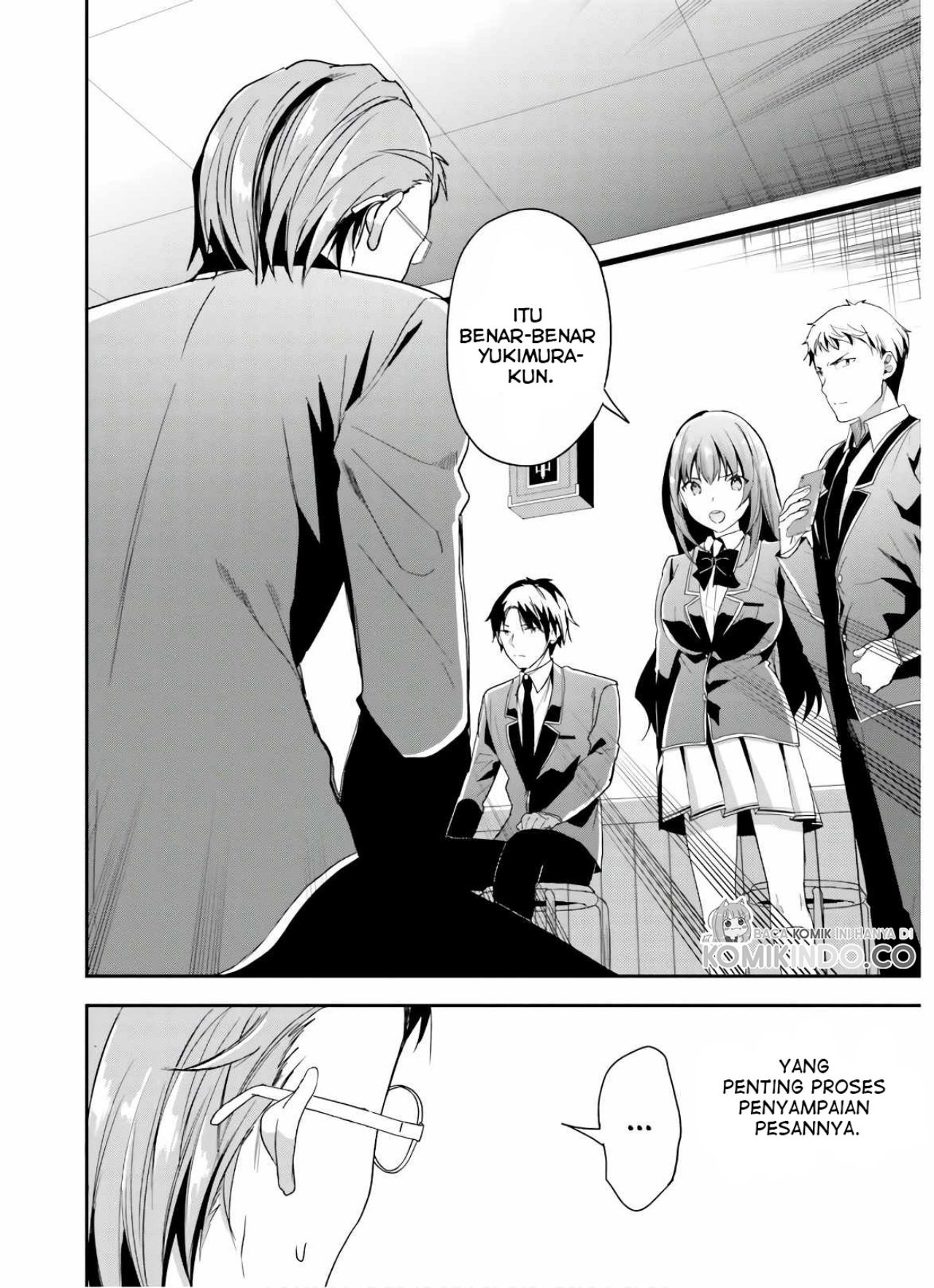 Youkoso Jitsuryoku Shijou Shugi no Kyoushitsu e Chapter 48 Gambar 13