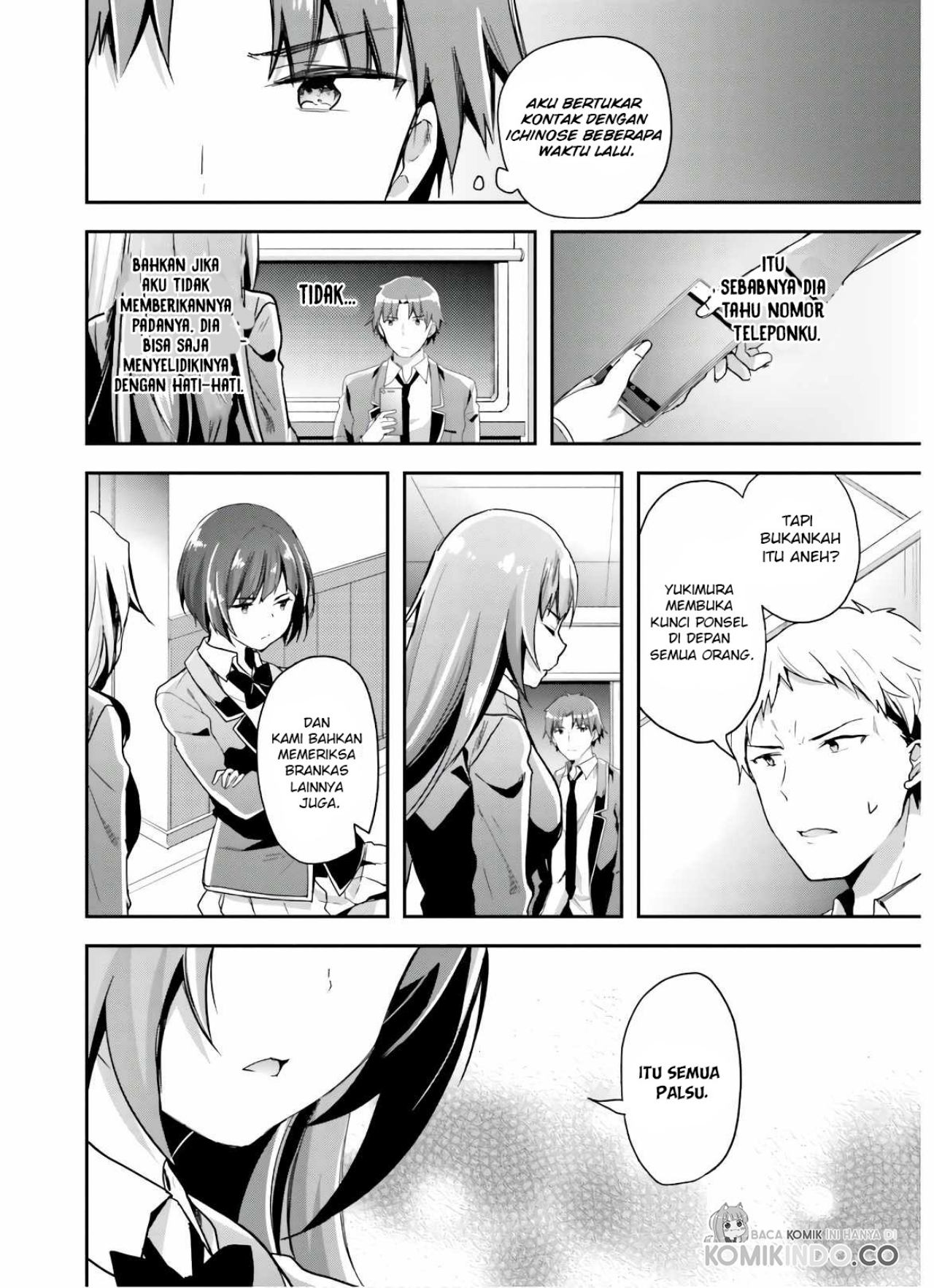 Youkoso Jitsuryoku Shijou Shugi no Kyoushitsu e Chapter 49 Gambar 5