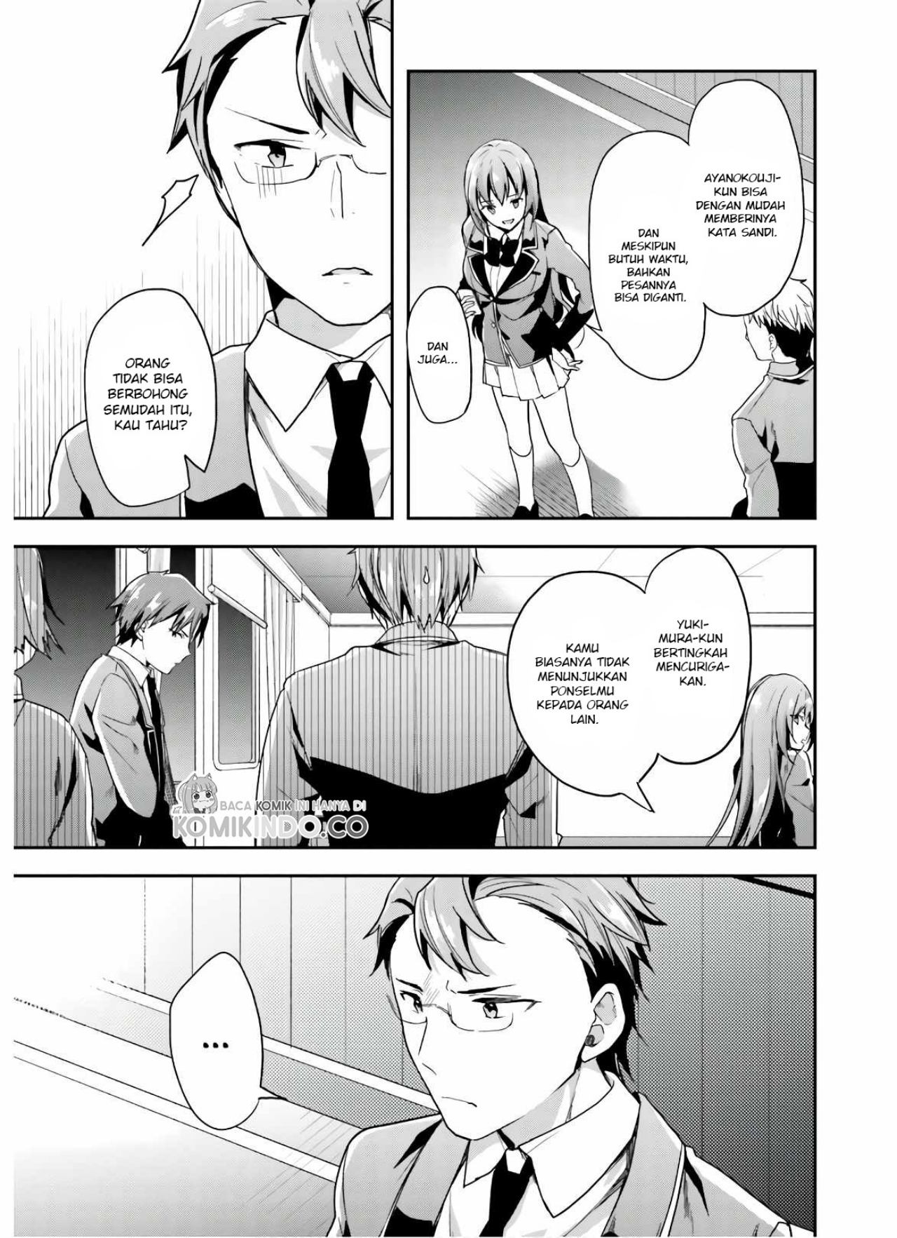 Youkoso Jitsuryoku Shijou Shugi no Kyoushitsu e Chapter 49 Gambar 6