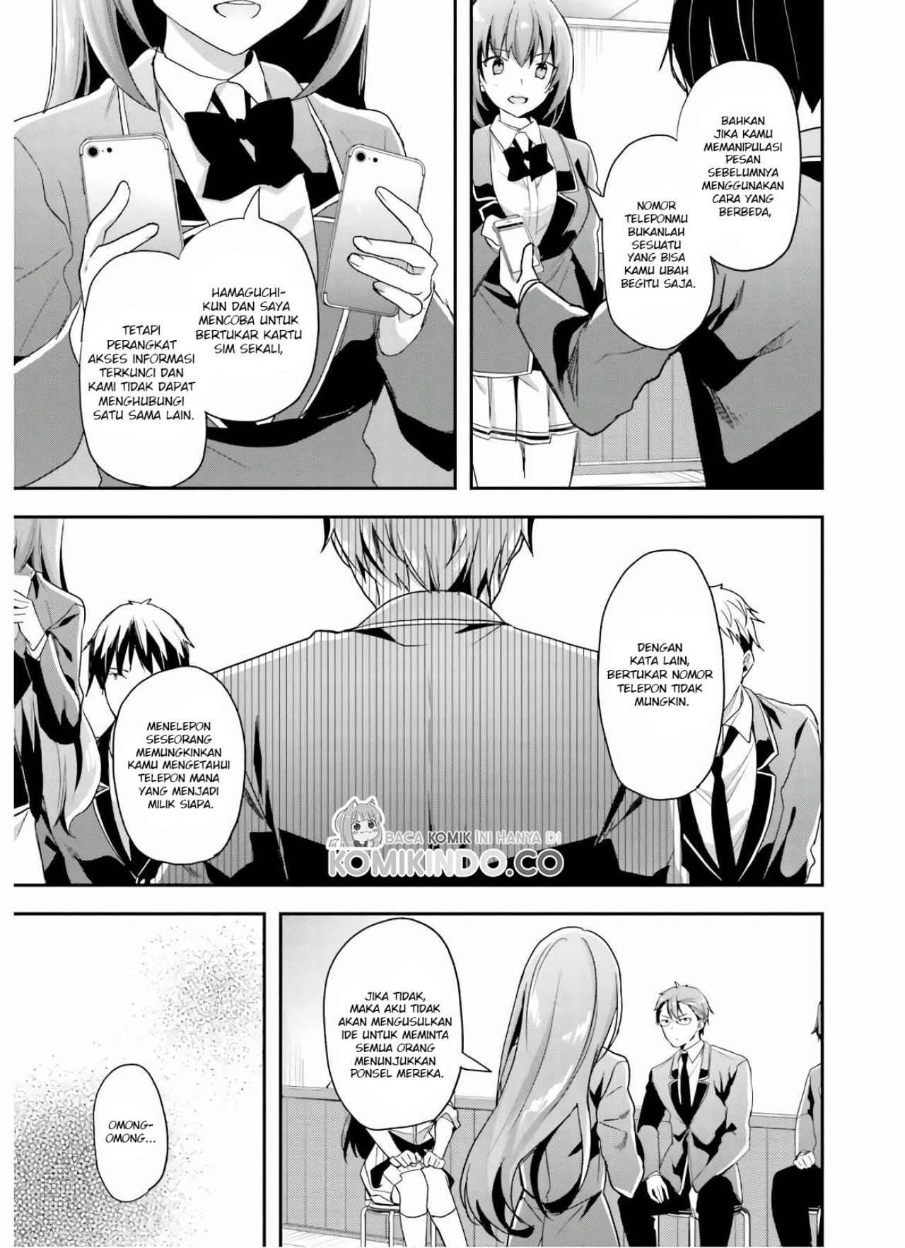Youkoso Jitsuryoku Shijou Shugi no Kyoushitsu e Chapter 49 Gambar 8