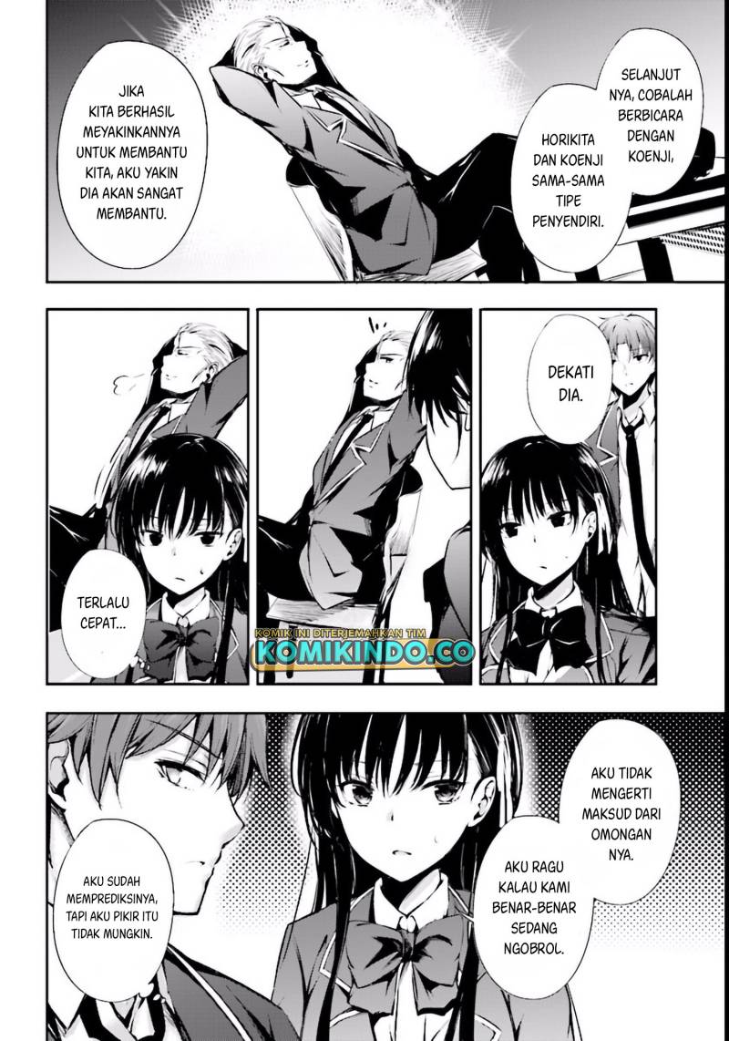 Youkoso Jitsuryoku Shijou Shugi no Kyoushitsu e Horikita Chapter 03 Gambar 21