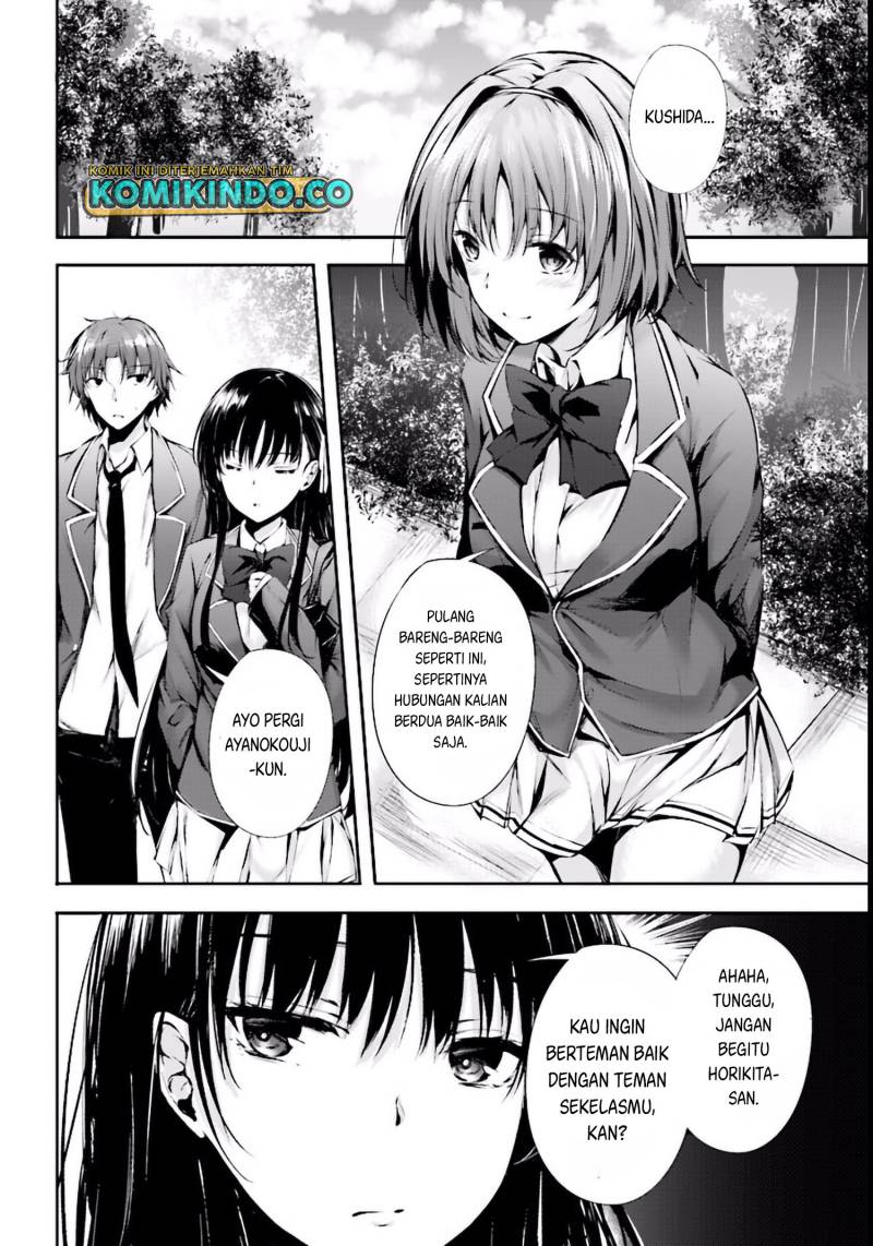 Youkoso Jitsuryoku Shijou Shugi no Kyoushitsu e Horikita Chapter 03 Gambar 25