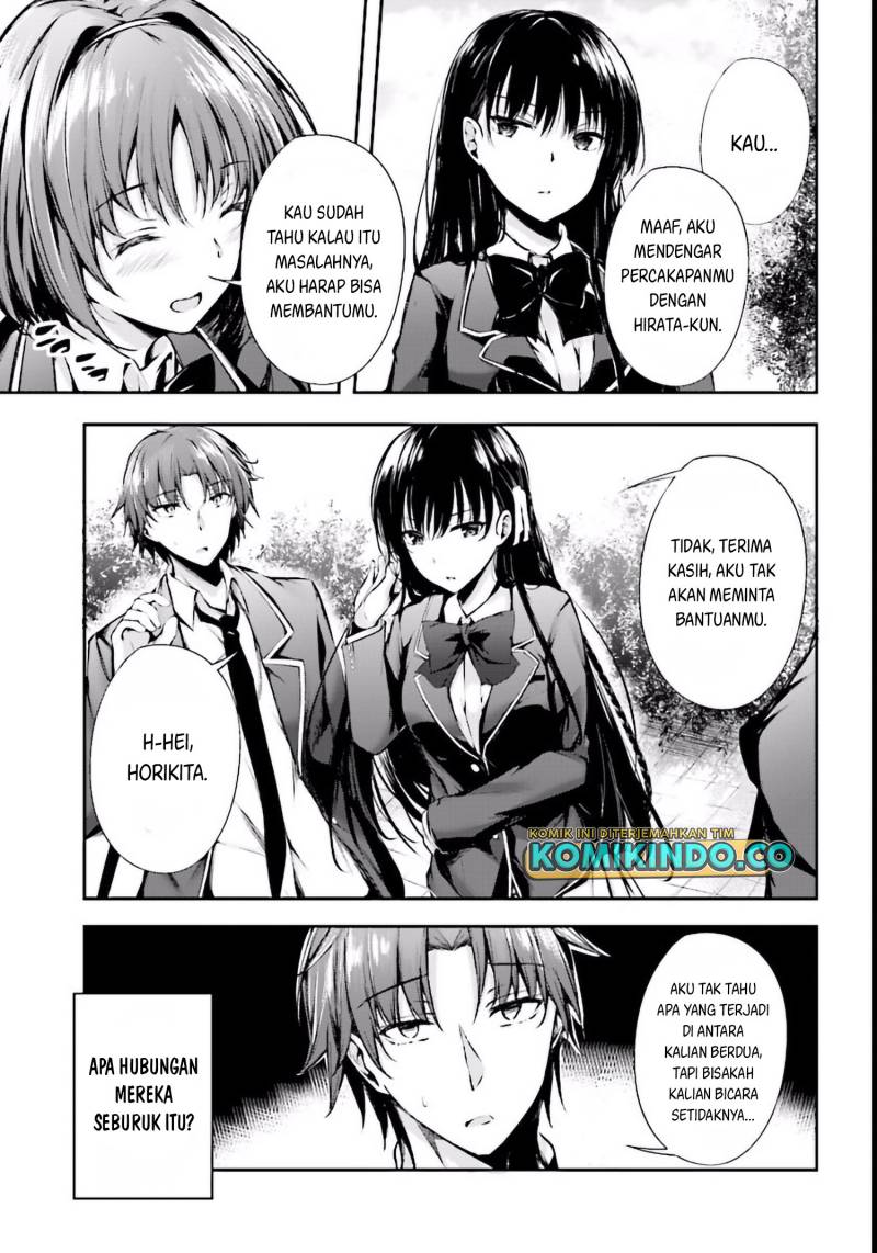 Youkoso Jitsuryoku Shijou Shugi no Kyoushitsu e Horikita Chapter 03 Gambar 26