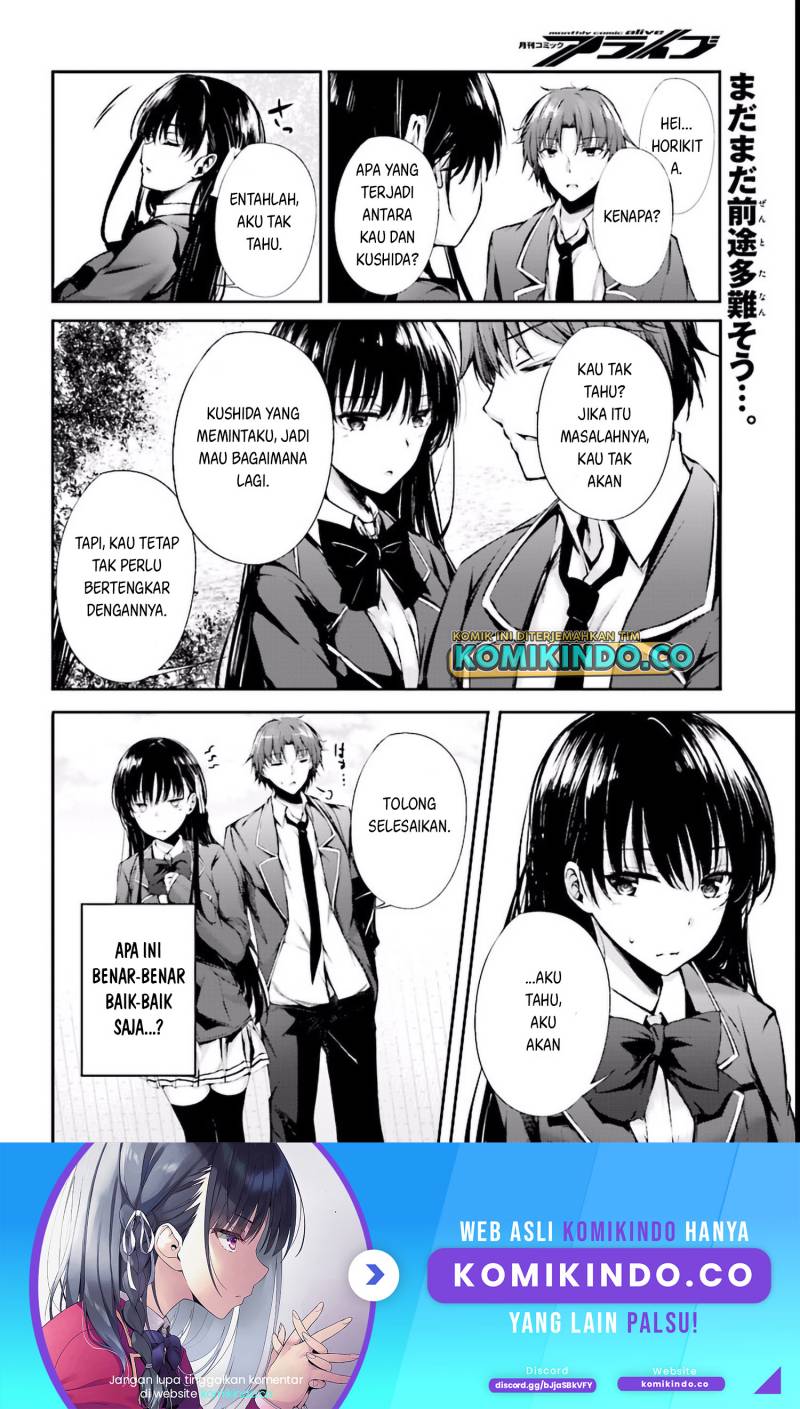Youkoso Jitsuryoku Shijou Shugi no Kyoushitsu e Horikita Chapter 03 Gambar 29