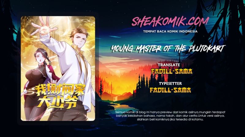 Young Master Of The Plutokart Chapter 01 Gambar 1