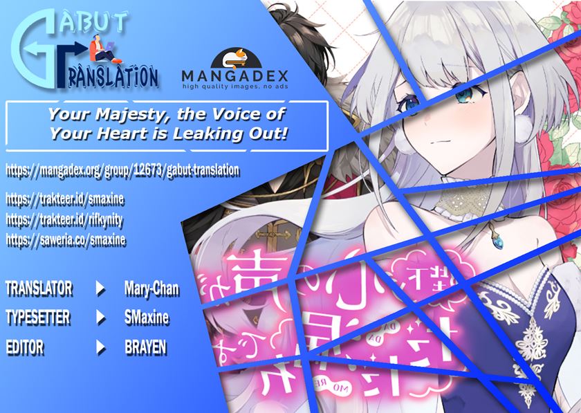 Heika, Kokoro no Koe ga Dadamore desu! (Your Majesty, the Voice of Your Heart is Leaking Out!) Chapter 02.1 Gambar 1