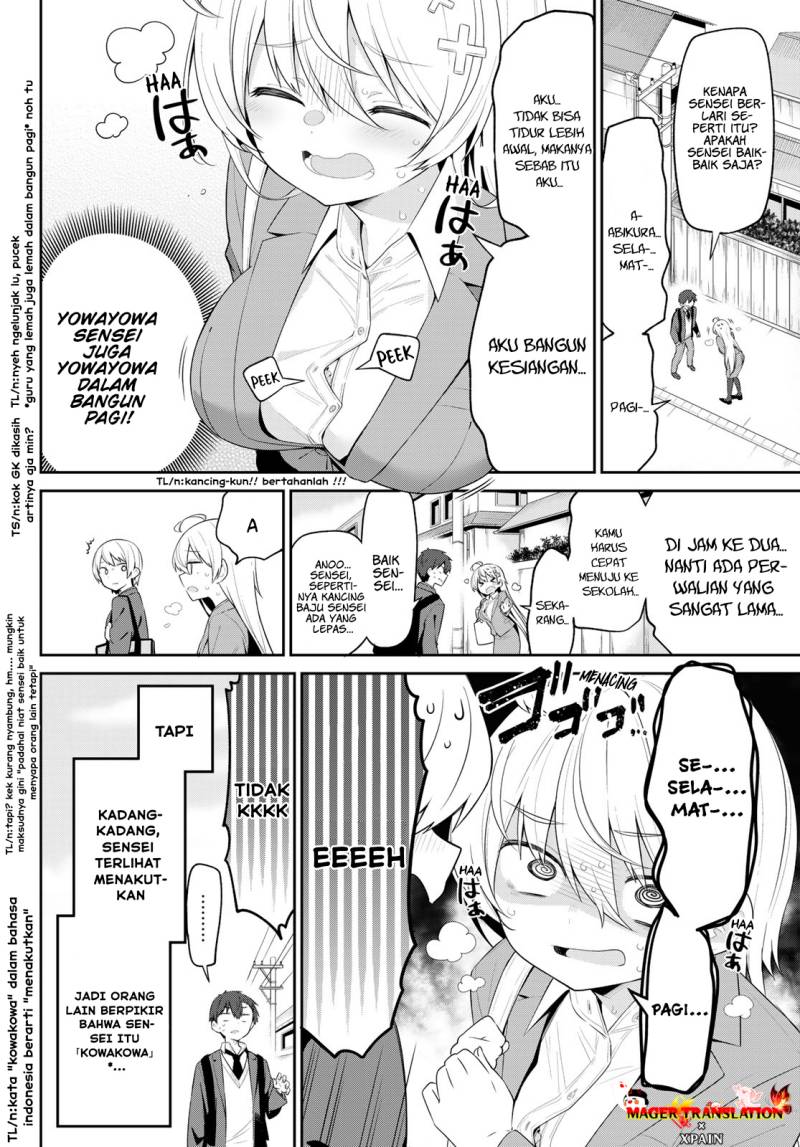 Yowa Yowa Sensei Chapter 04 Gambar 3