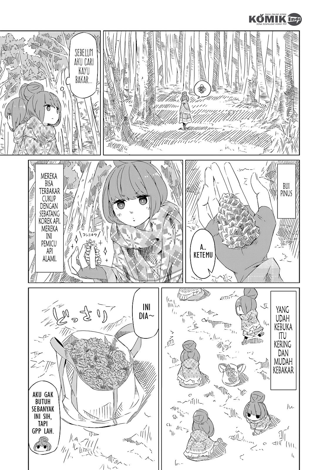 Yuru-Camp Chapter 01 Gambar 11