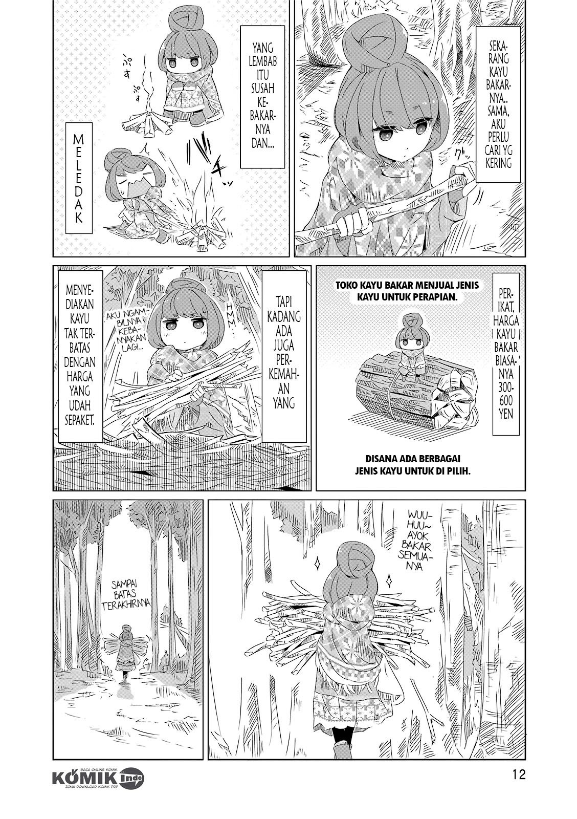 Yuru-Camp Chapter 01 Gambar 12