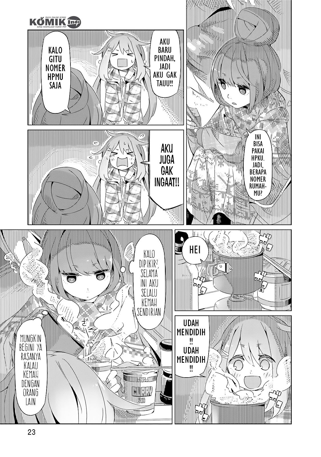 Yuru-Camp Chapter 01 Gambar 23
