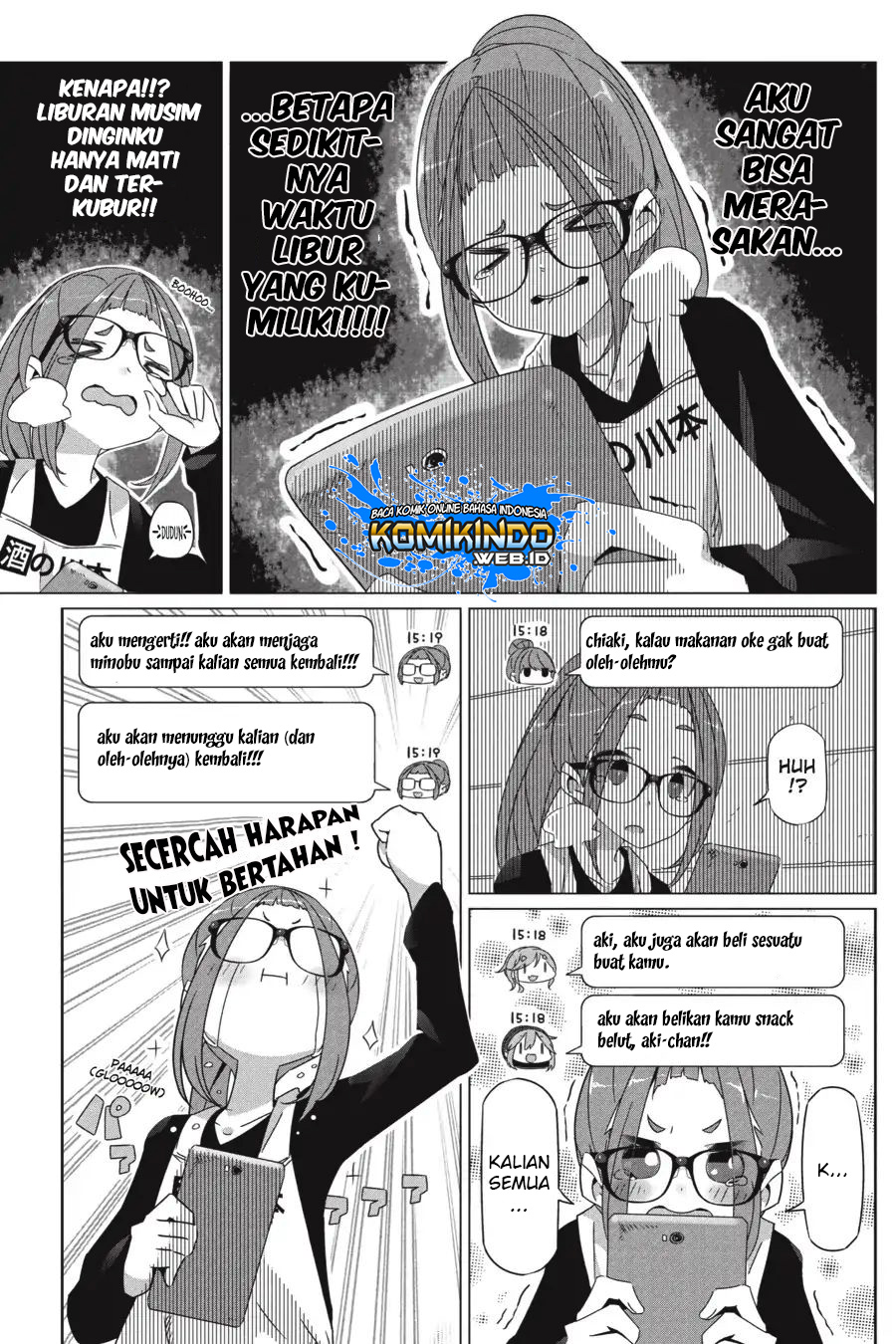 Yuru-Camp Chapter 24 Gambar 21