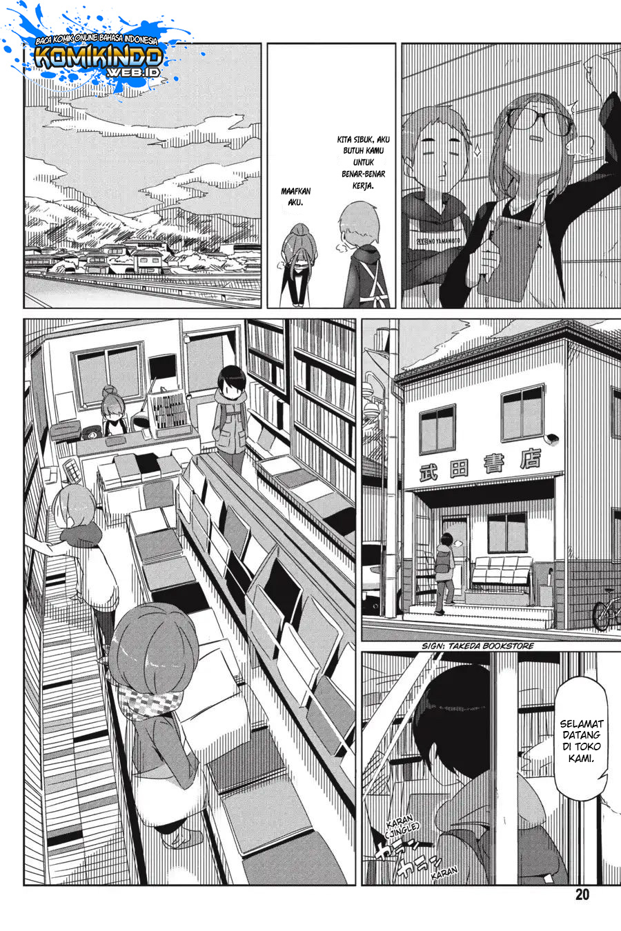 Yuru-Camp Chapter 24 Gambar 22