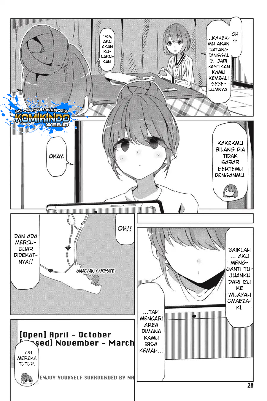 Yuru-Camp Chapter 24 Gambar 30