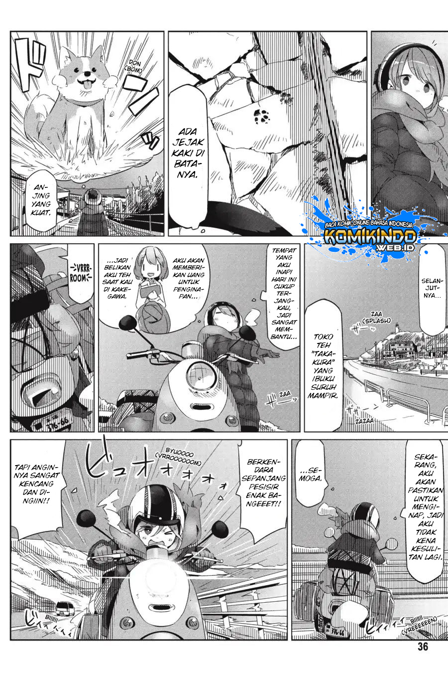 Yuru-Camp Chapter 25 Gambar 4