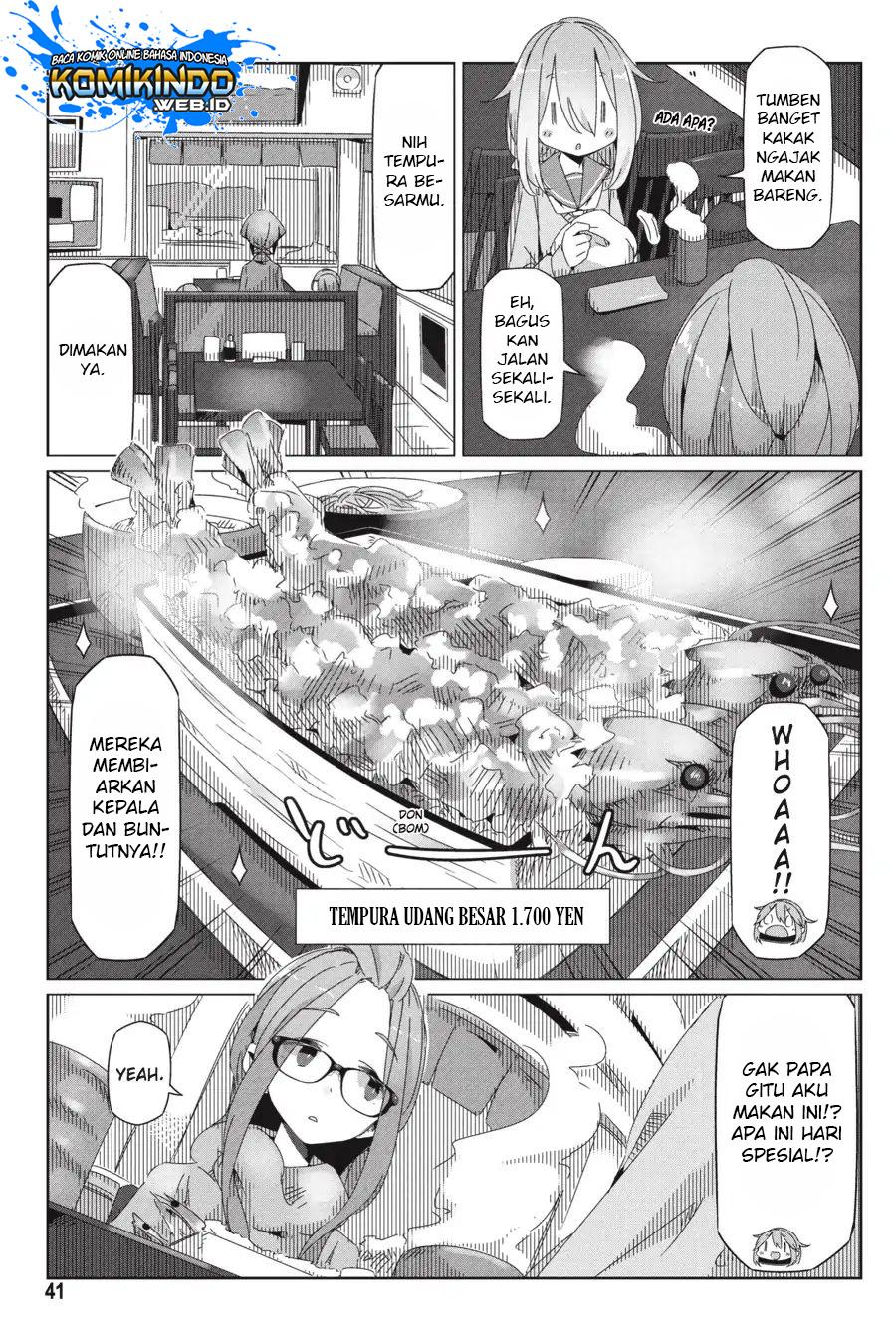 Yuru-Camp Chapter 30 Gambar 14