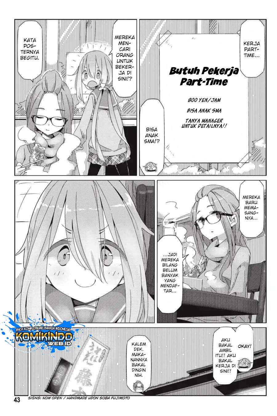 Yuru-Camp Chapter 30 Gambar 17
