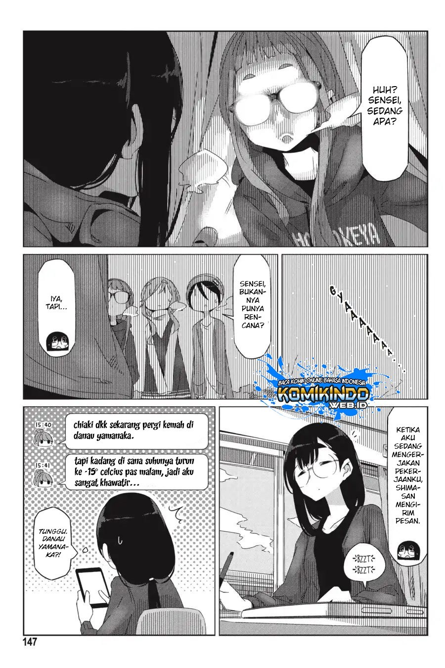 Yuru-Camp Chapter 34 Gambar 17