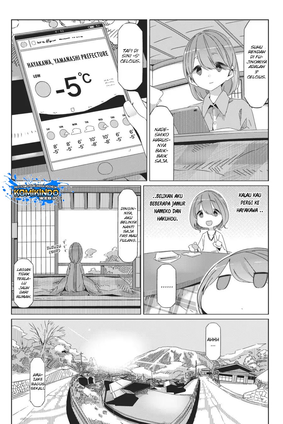 Yuru-Camp Chapter 36 Gambar 11