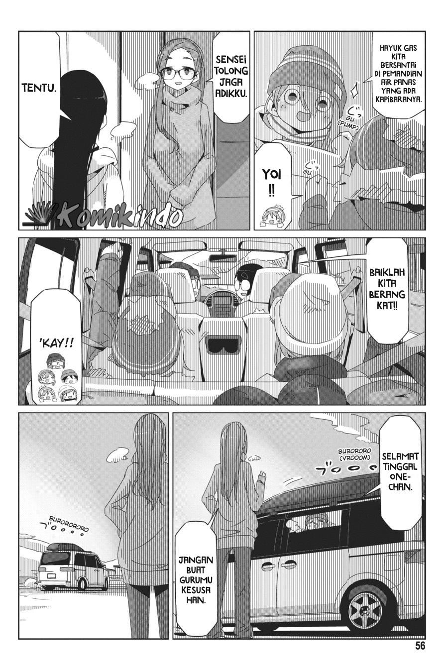 Yuru-Camp Chapter 43 Gambar 3