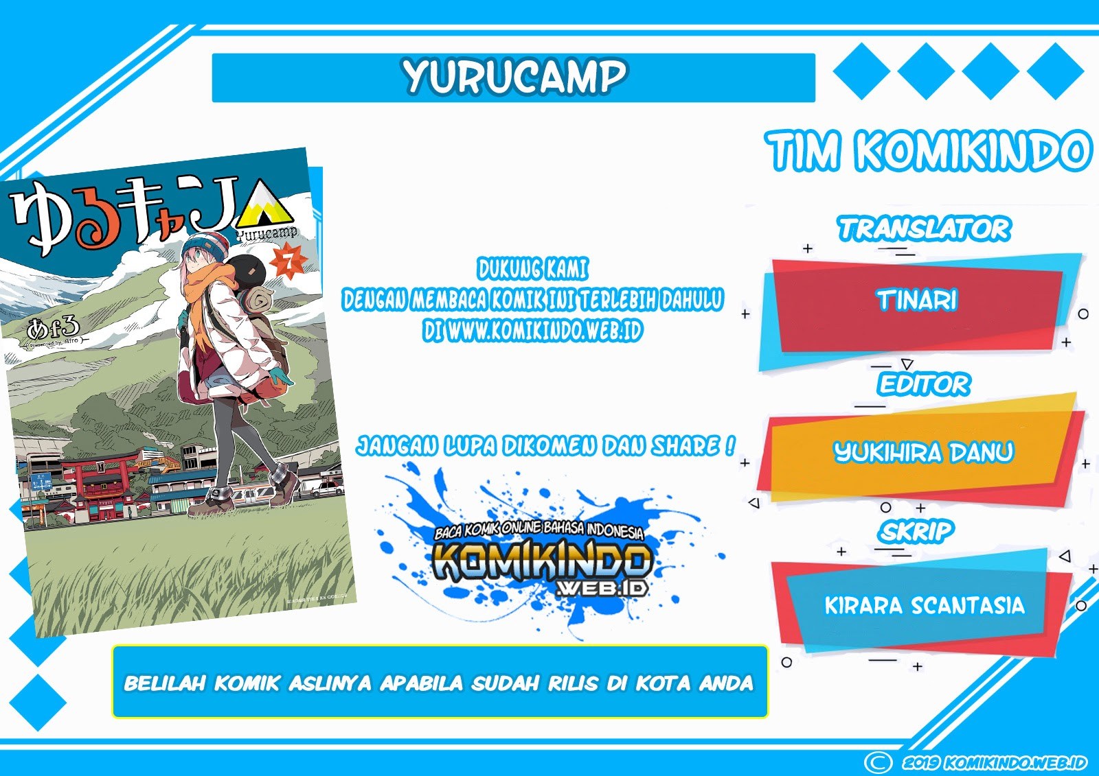 Yuru-Camp Chapter 13 Gambar 1