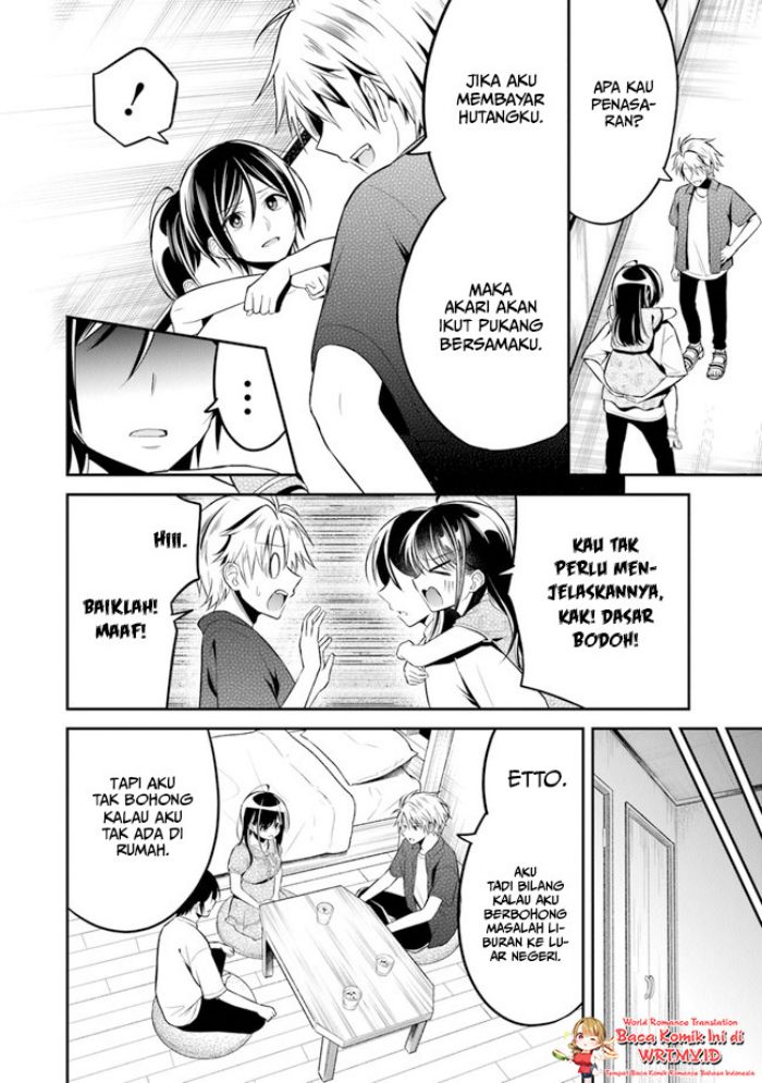 Yuujin ni 500 Yen Kashitara Shakkin no Kata ni Imouto wo Yokoshite Kita Nodakeredo, Ore wa Ittai Dou Sureba Iindarou Chapter 09 Gambar 3
