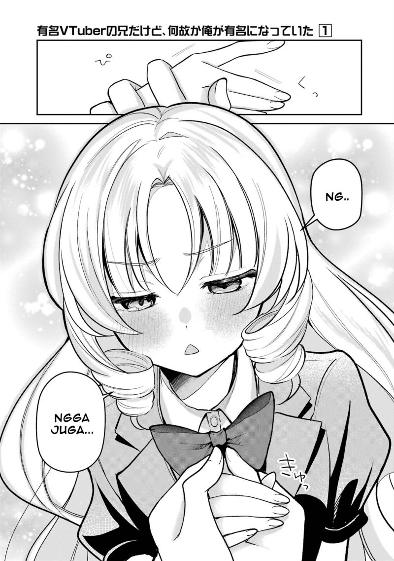 Yuumei VTuber no Ani Dakedo Nazeka Ore ga Yuumei ni Natteita Chapter 05 Gambar 20