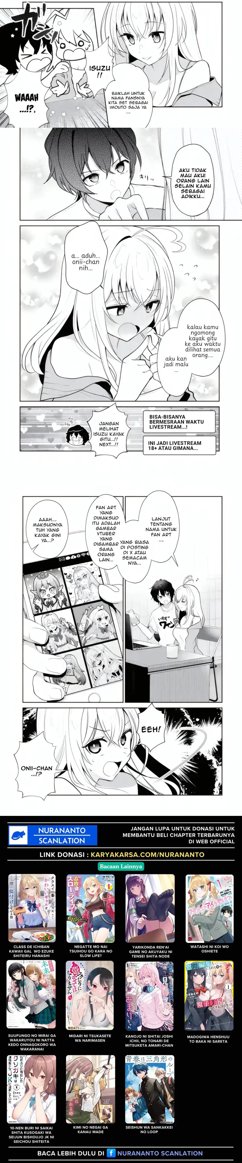 Yuumei VTuber no Ani Dakedo Nazeka Ore ga Yuumei ni Natteita Chapter 15.1 Gambar 2