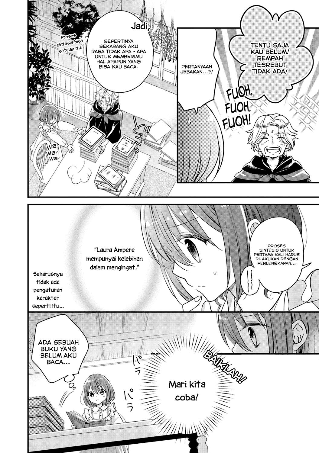 Yuusha-sama no Osananajimi to iu Shokugyou no Make Heroine ni Tensei shita no de, Chougoushi ni Job Change shimasu. Chapter 04 Gambar 9
