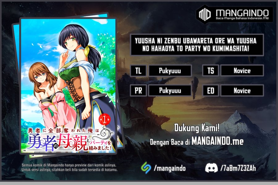 Yuusha ni Zenbu Ubawareta Ore wa Yuusha no Hahaoya to Party wo Kumimashita! Chapter 02 Gambar 1
