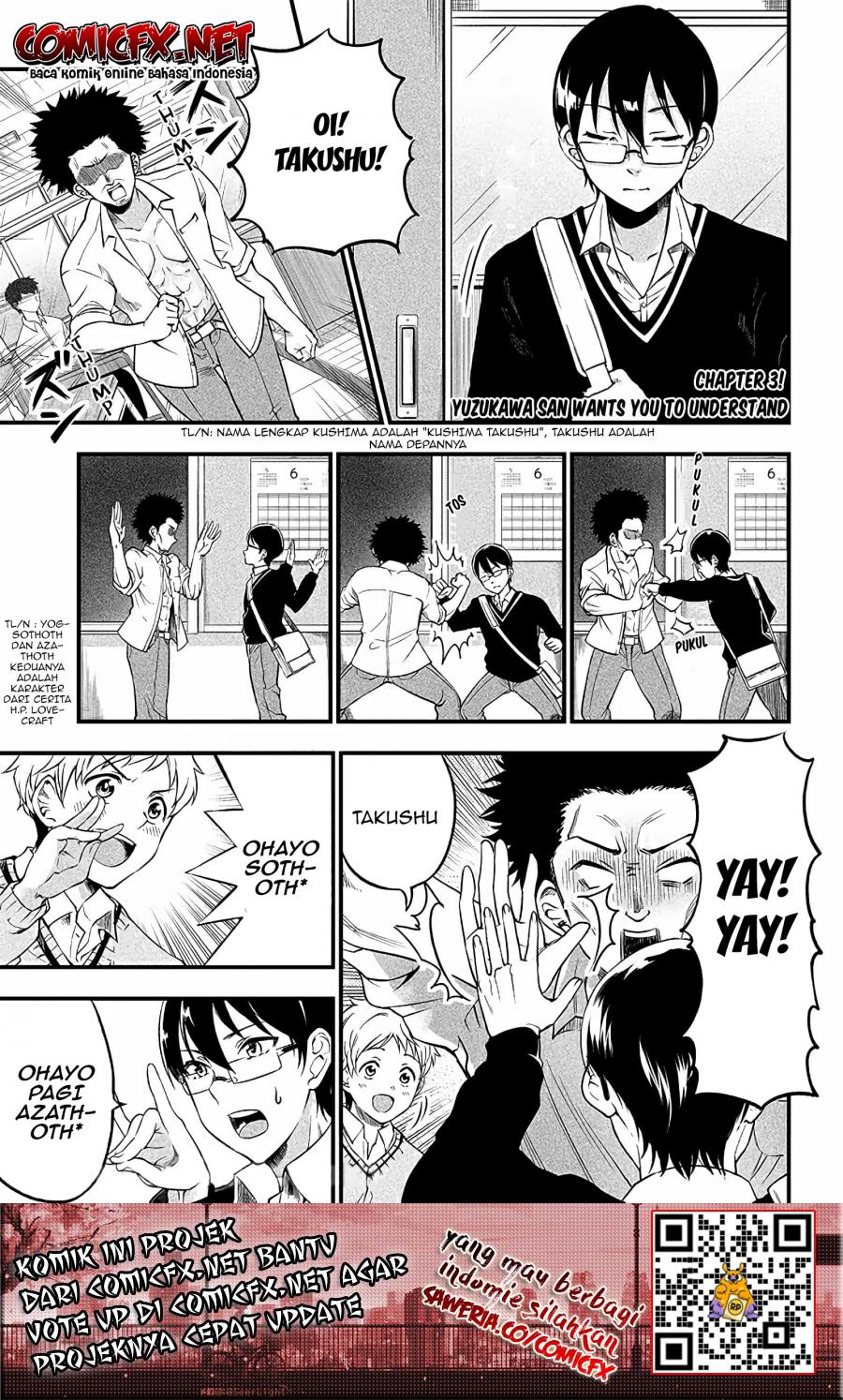 Yuzukawa-san wa, Sasshite Hoshii Chapter 03 Gambar 2