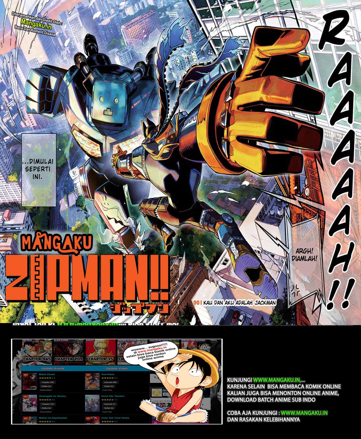 ZIPMAN!! Chapter 01.1 Gambar 3