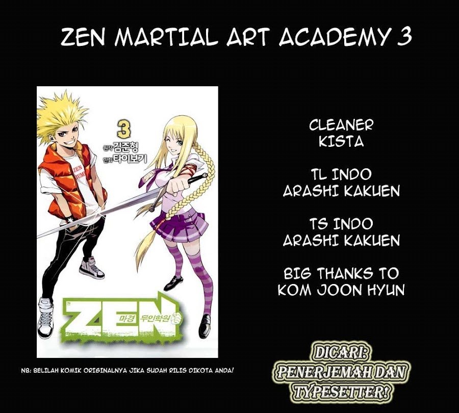 Zen Martial Arts Academy Chapter 17 Gambar 1