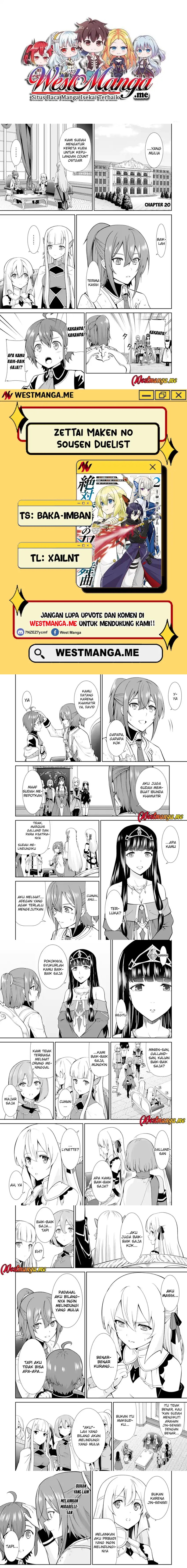 Zettai Maken no Duelist Chapter 20 Gambar 1